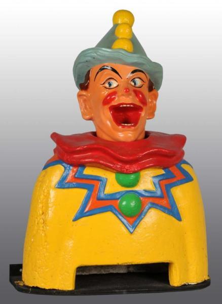 Appraisal: Amusement Park or Carnival Clown Head Description Possibly used for