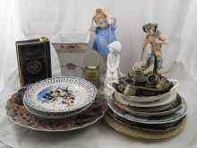 Appraisal: Ceramics An Arita charger cm dia and three similar plates