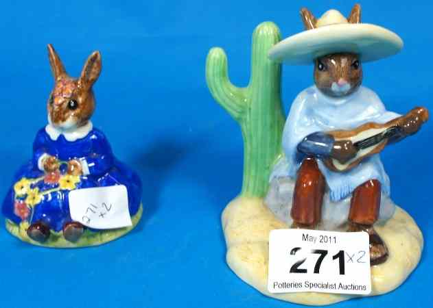 Appraisal: Royal Doulton Bunnykins Figures Mexican Bunnykins DB exclusive for UKI