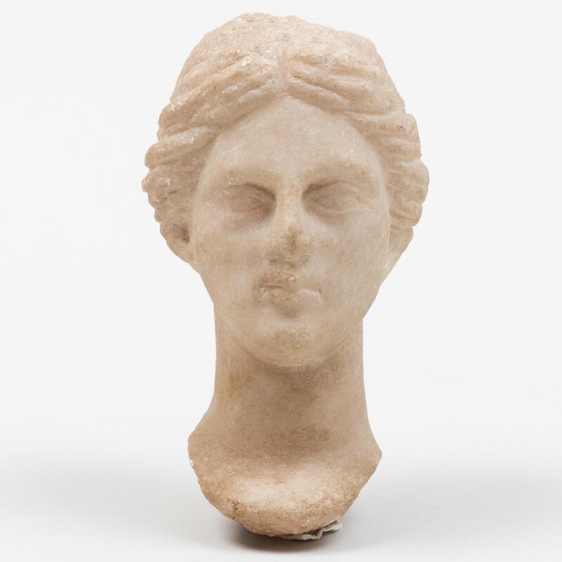 Appraisal: Italian Carved Marble Bust of a Woman Probably Roman After