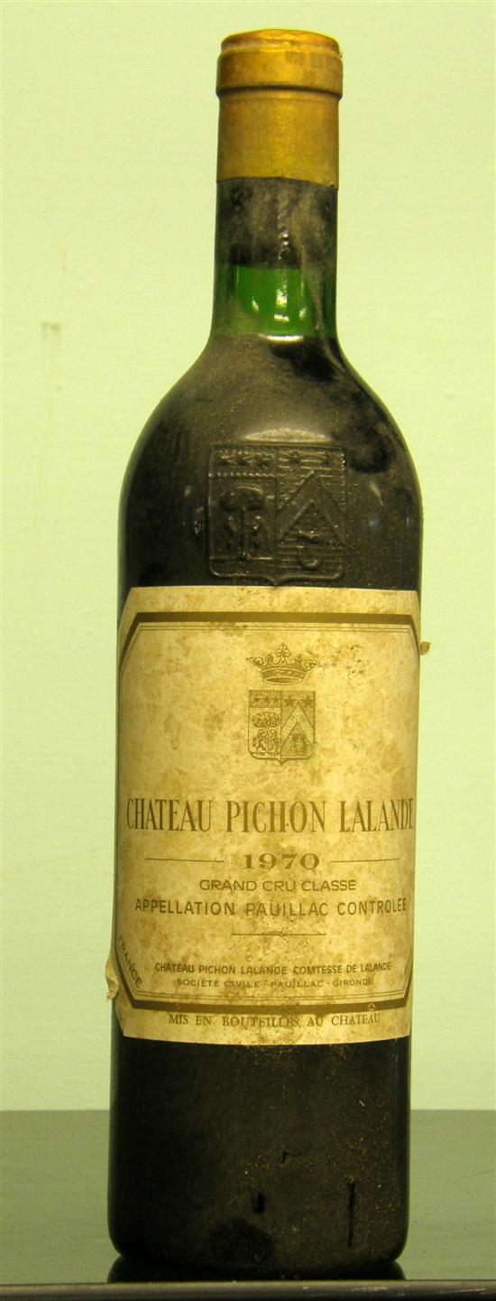 Appraisal: Chateau Pichon Lalande Grande Cru Classe Pauillac bottles PROVENANCE Part