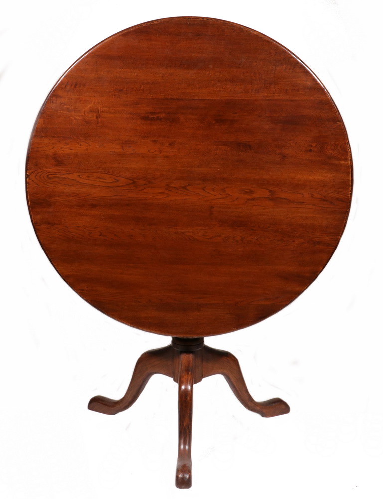 Appraisal: TILT TOP QUEEN ANNE STYLE TABLE Custom Walnut Tea Table