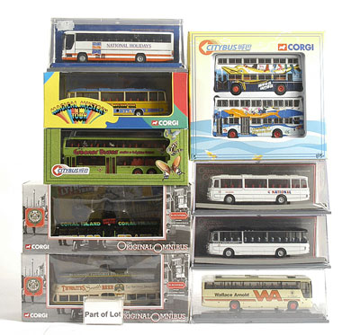 Appraisal: Corgi Bus Collection - including No Bedford VAL Panorama Magical