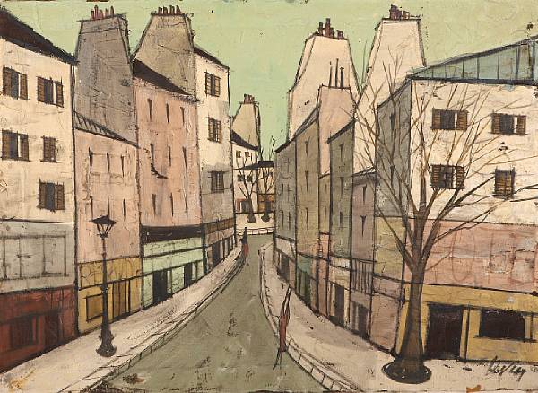 Appraisal: Charles Levier French born French street scene signed 'Levier' lower