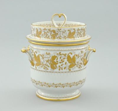 Appraisal: A Sevres Ice Cream Cooler ca Early th Century White