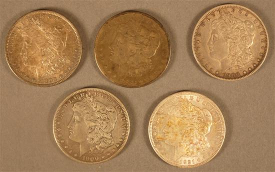 Appraisal: Lot of Morgan dollars - -S -O x