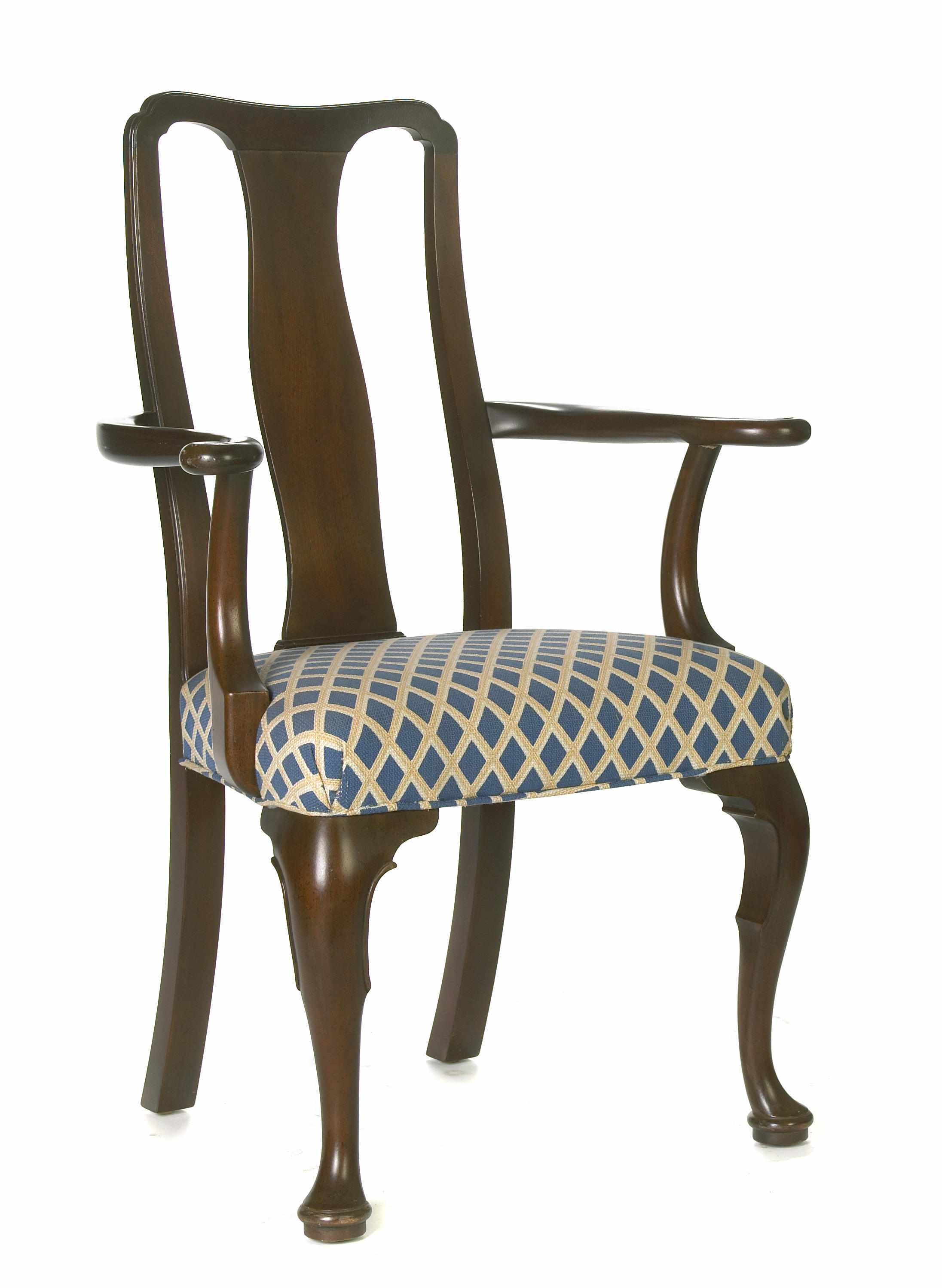 Appraisal: A George II style mahogany armchair height in width in