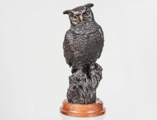 Appraisal: IGNACIO GALLO Spanish th Century Owl Signed Limited Edition Bronze