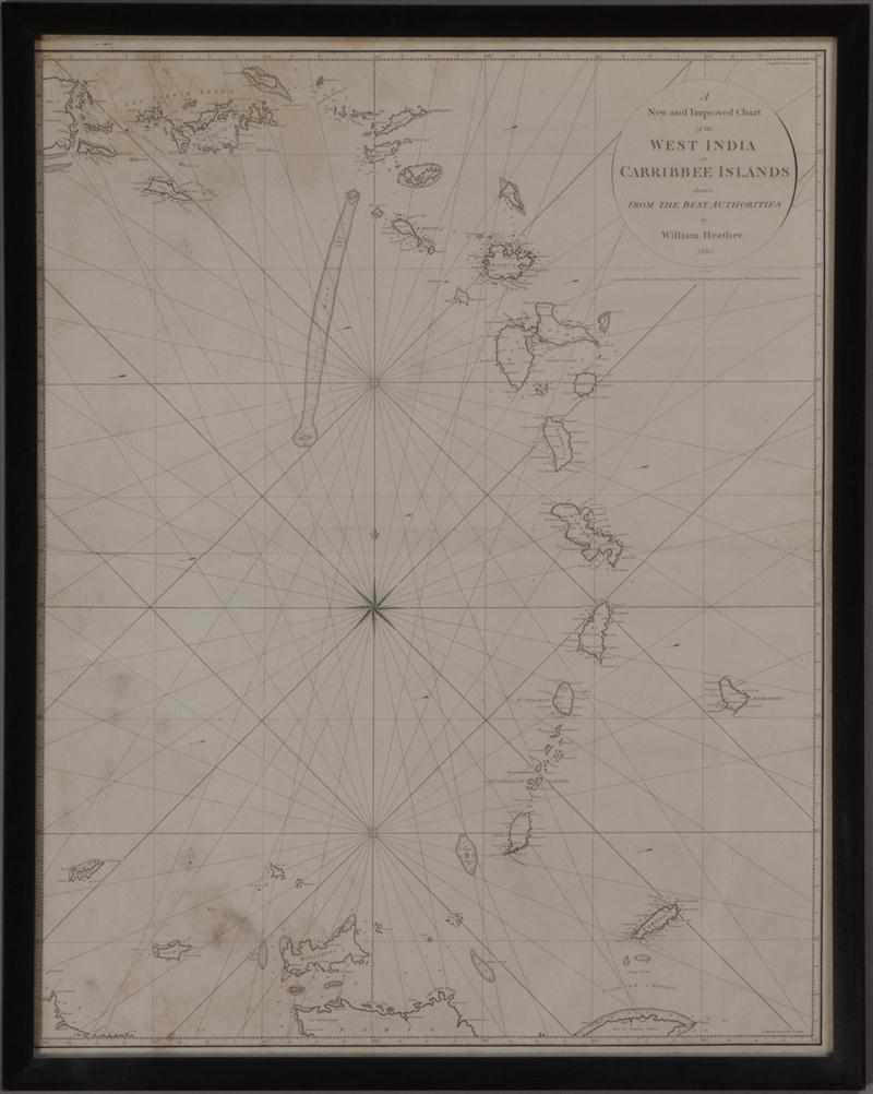 Appraisal: THE ISLAND OF ST MARTIN Handcolored engraving Together with two