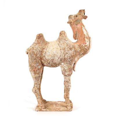 Appraisal: A Chinese terracotta tomb figure of a Bactrian camel Tang