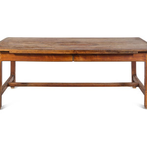 Appraisal: A French Provincial Oak Table th Century Height x width