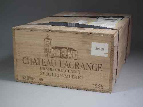 Appraisal: A case of twelve Chateau Lagrange St Julien sealed in