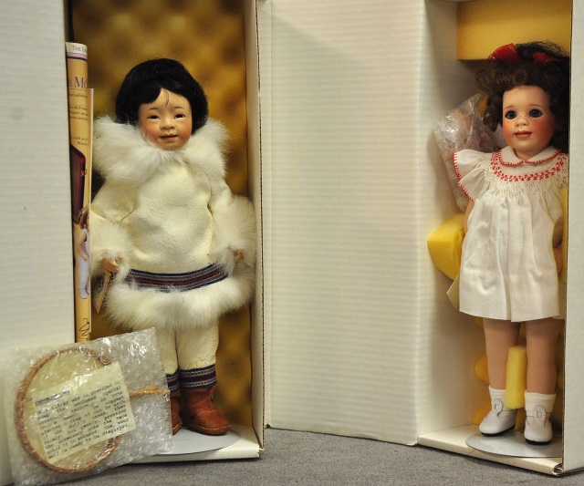 Appraisal: Two Collector Dolls by Wendy LawtonIncluding Eskimo and Katie with