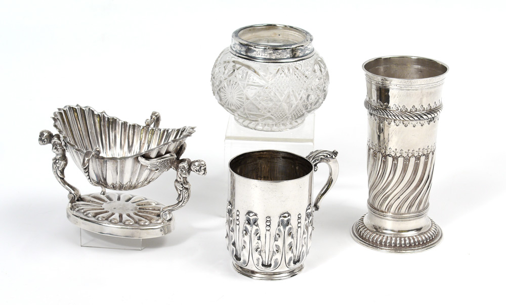 Appraisal: PIECE ESTATE COLLECTION OF SILVER ITEMS pieces total to include