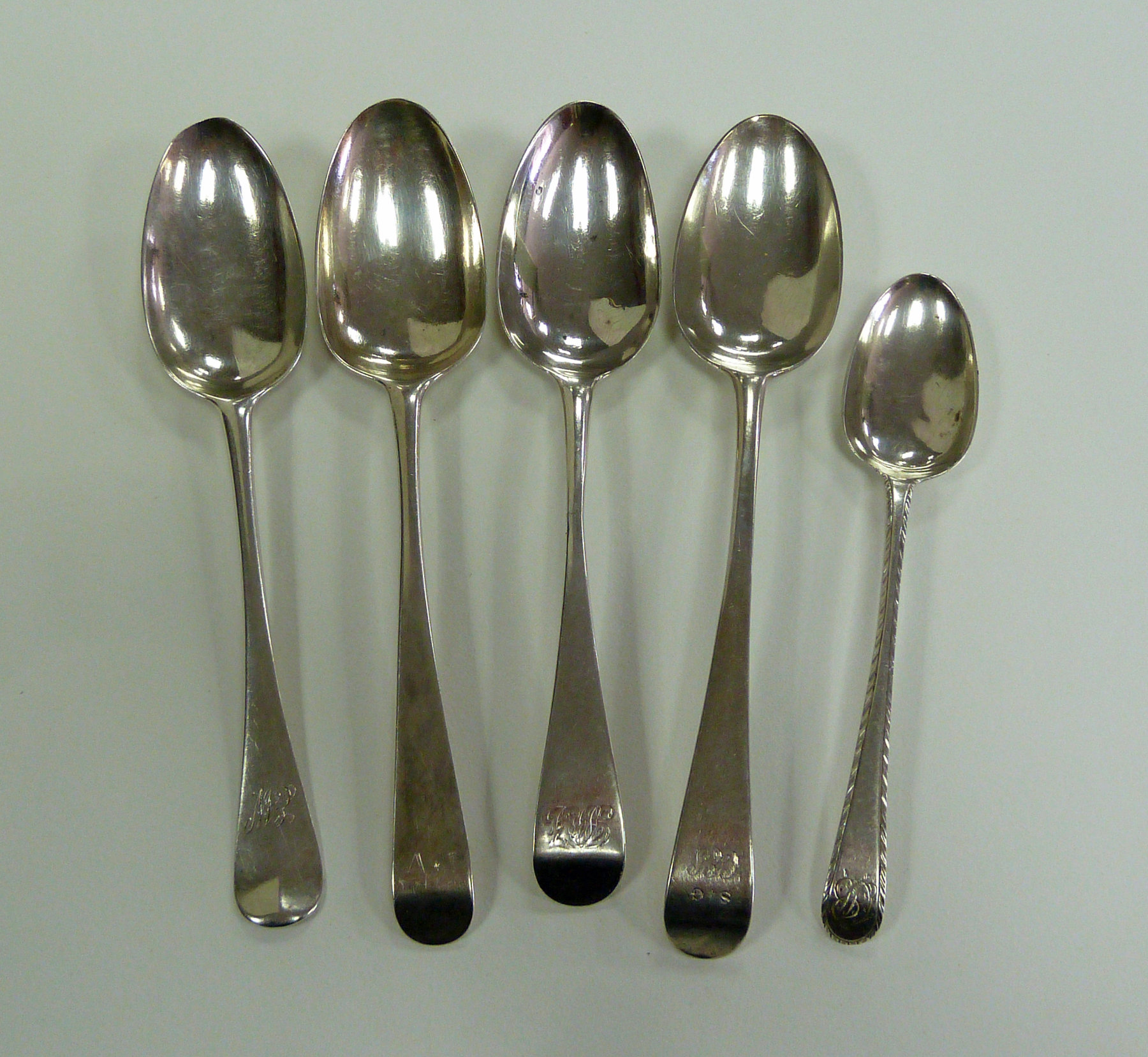 Appraisal: A George III silver table spoon William Sumner Richard Crossley