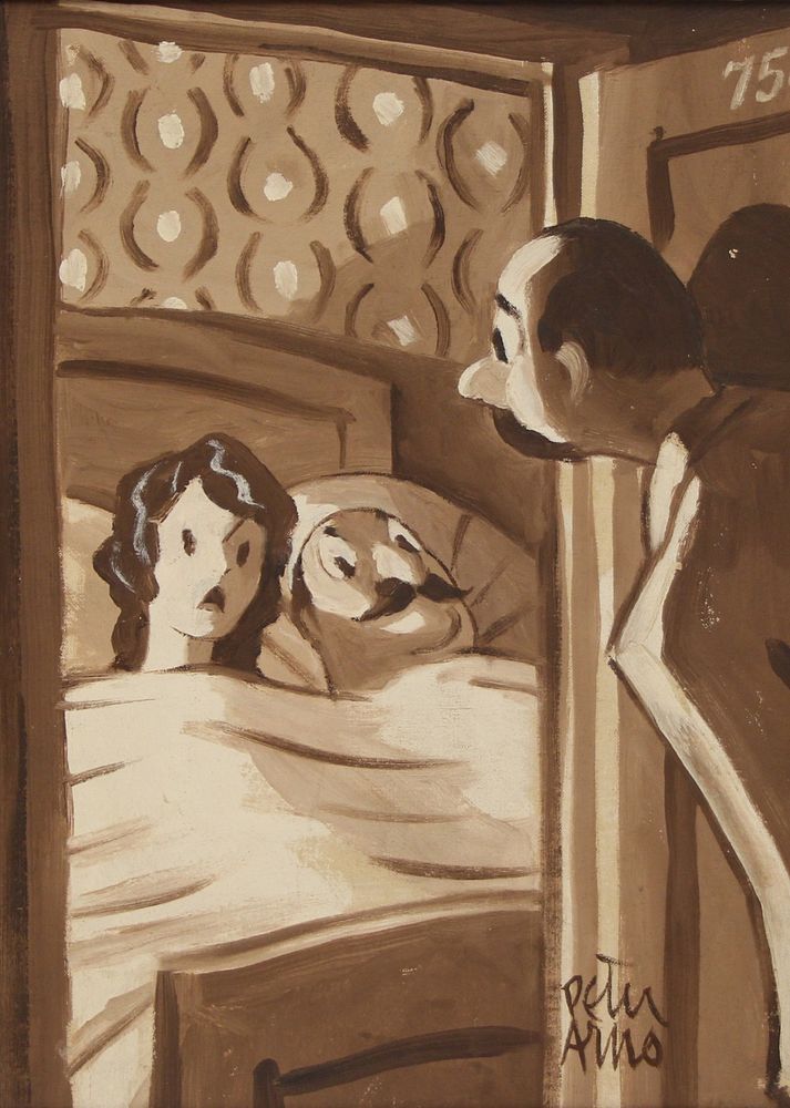 Appraisal: Peter Arno American - But Lambie This Isnt Our Room