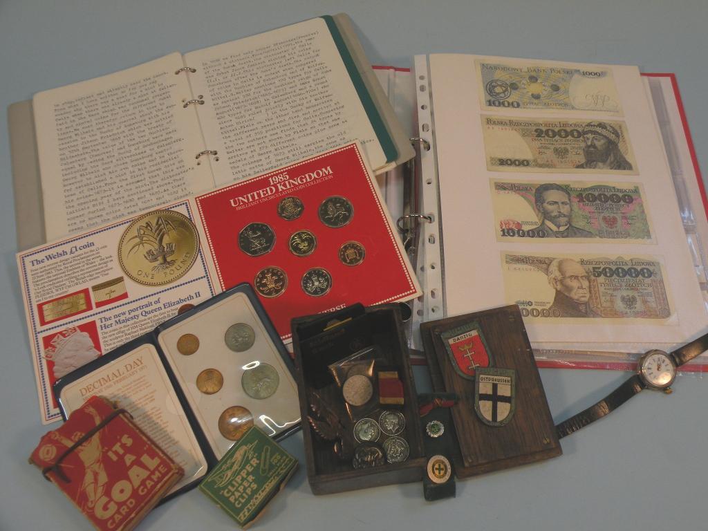 Appraisal: A collection of mainly Polish and German bank notes and