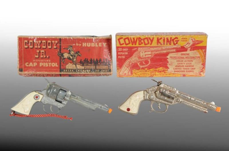 Appraisal: Lot of Western Cowboy Toy Cap Guns Description Includes original