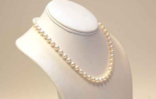 Appraisal: A Strand of Majorca Pearls - mm having a K