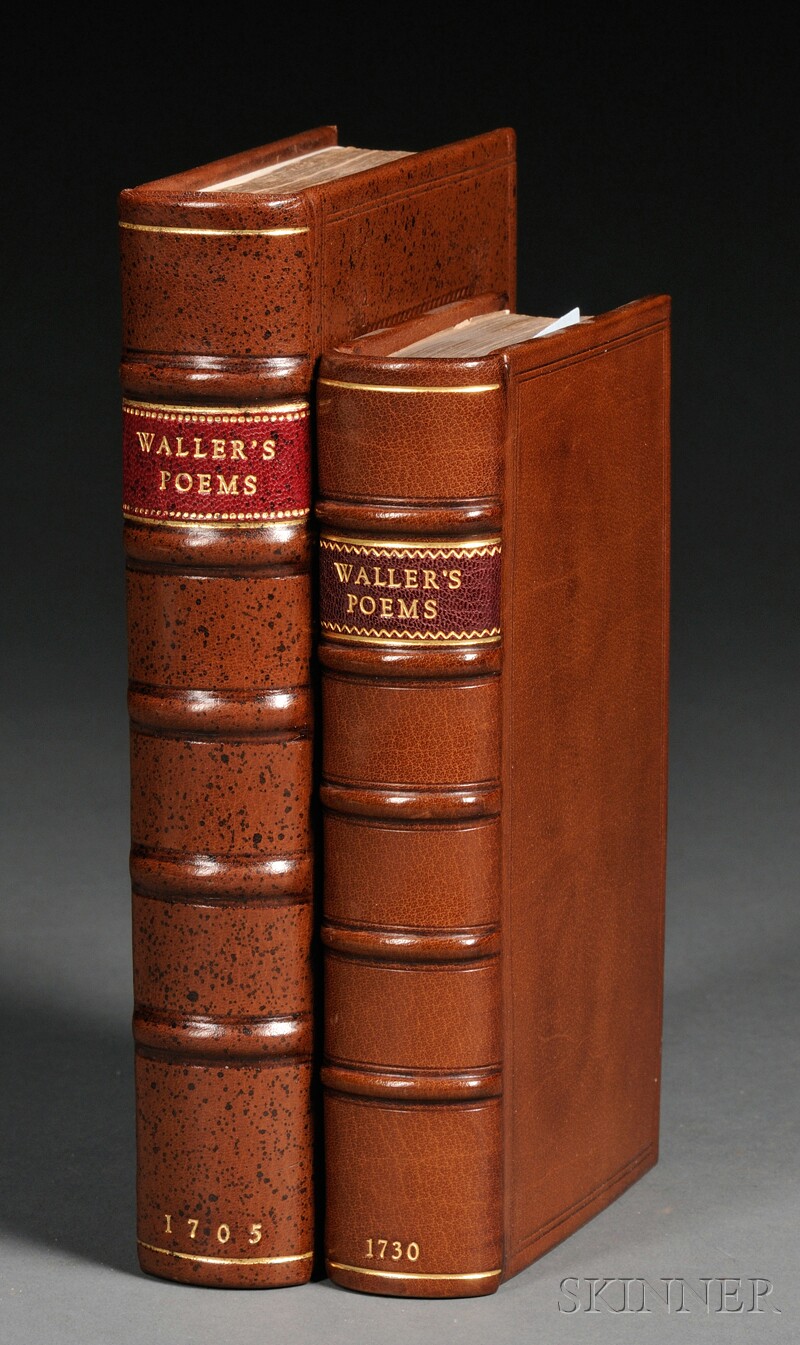 Appraisal: Waller Edmund - Two titles Poems c Written upon Several