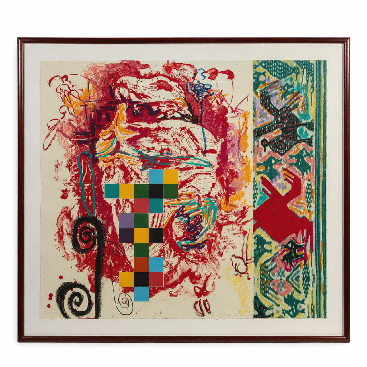 Appraisal: TERENCE LA NOUE DREAMS OF GODS LITHOGRAPH Terrence La Noue