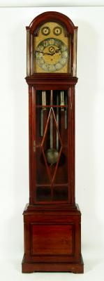 Appraisal: A LATE VICTORIAN MAHOGANY CASED MUSICAL CLOCK by J Elliot