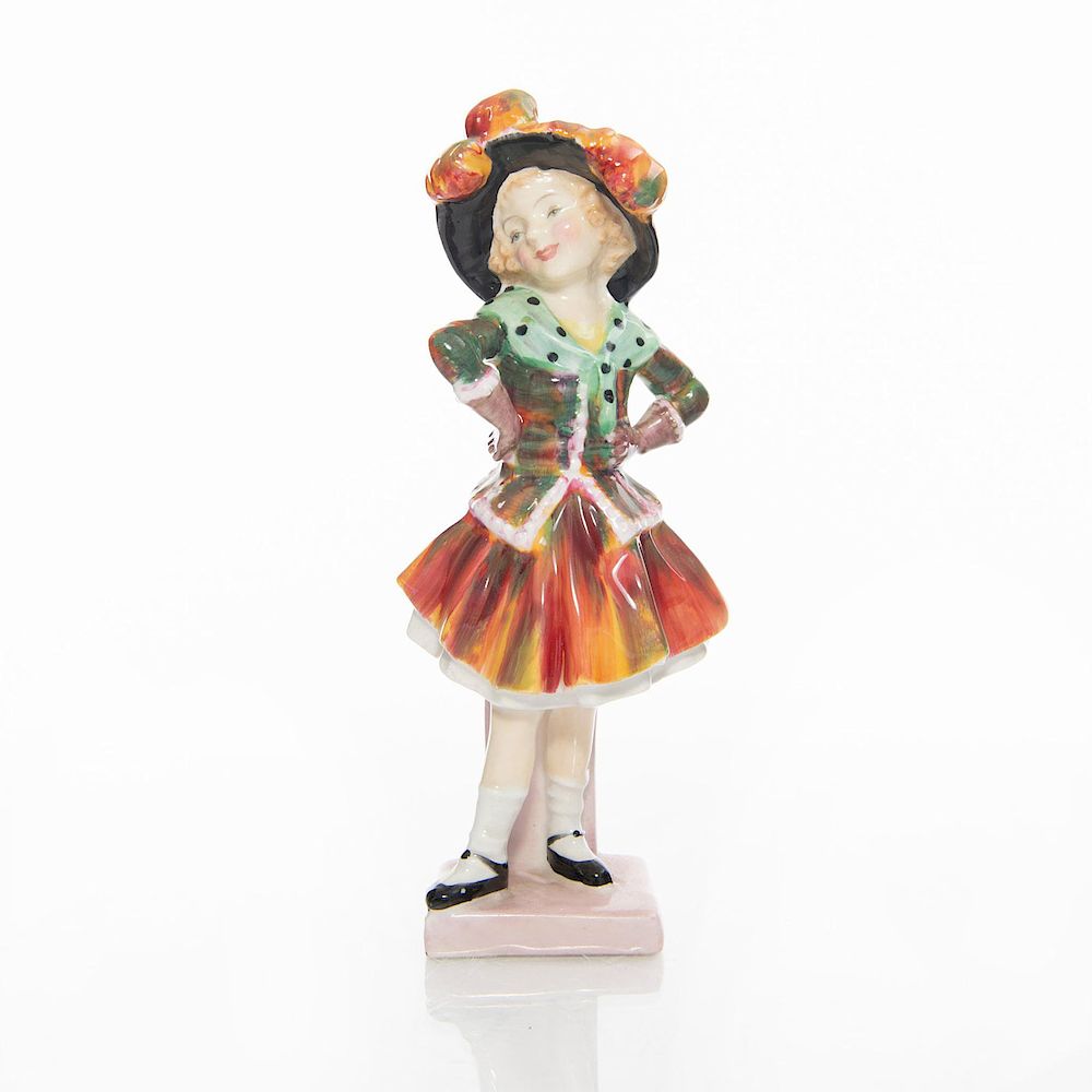 Appraisal: ROYAL DOULTON FIGURINE PEARLY GIRL HN Young girl in colorful