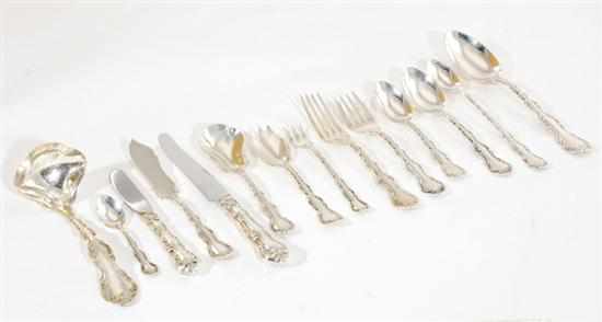 Appraisal: Gorham sterling flatware service circa Strasbourg pattern consisting of hollow