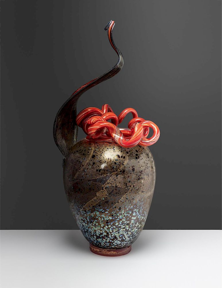 Appraisal: Dale Chihuly with Lino Tagliapietra American b Italian b Gold