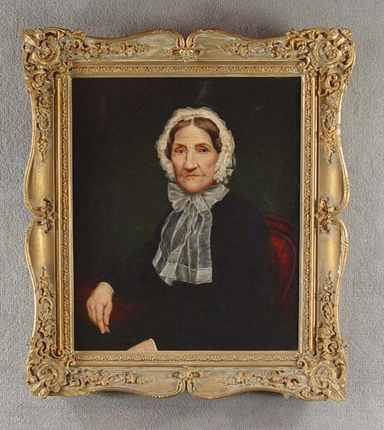 Appraisal: Oil on Canvas Portrait of Lady Circa and said to