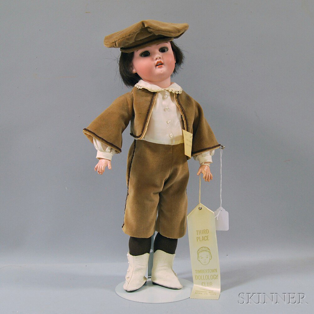 Appraisal: Bisque Head Simon Halbig DEP Doll Germany brown sleeping eyes