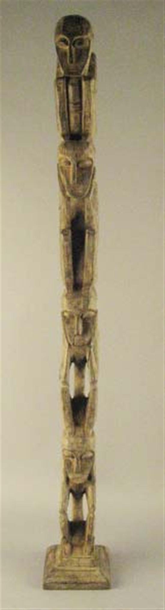 Appraisal: African Wooden Totem H