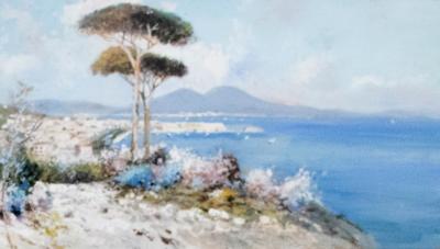 Appraisal: Guglielmo Giusti Italian The Bay of Naples The Amalfi Coast