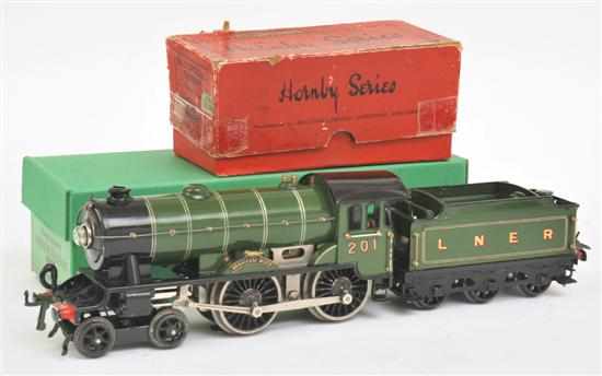 Appraisal: HORNBY O GAUGE V ELECTRIC - - LOCOMOTIVE AND TENDER