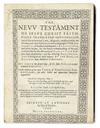 Appraisal: BIBLE IN ENGLISH The New Testament of Jesus Christ faithfully