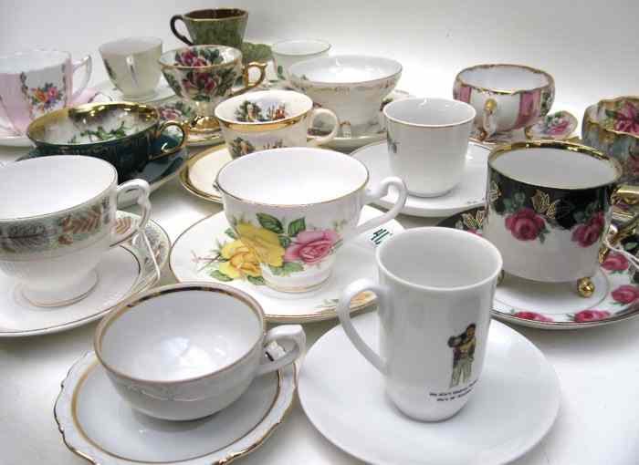 Appraisal: COLLECTION ASSORTED TEACUP SAUCER SETS pieces various makers including Nippon