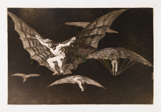 Appraisal: FRANCISCO JOS DE GOYA Modo de Volar Aquatint and etching