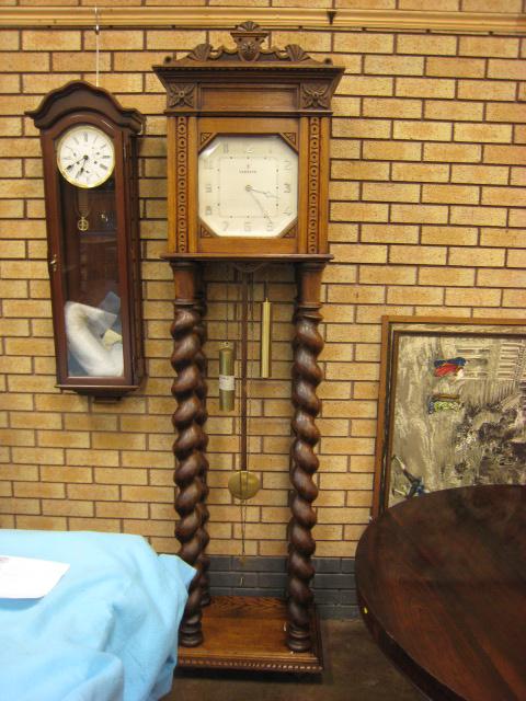 Appraisal: An unusual Vedette Longcase Clock with square dial eight day