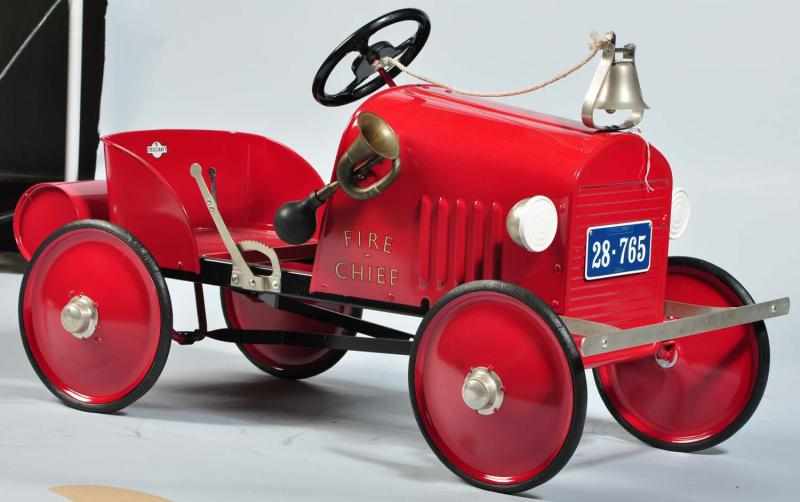 Appraisal: Steelcraft Fire Chief Pedal Car Description Contemporary made from remanufactured