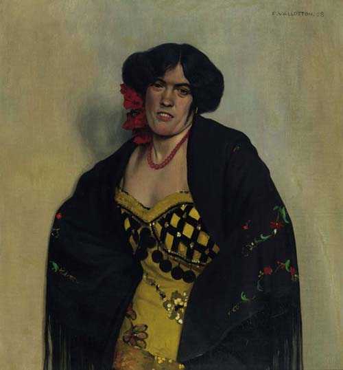 Appraisal: VALLOTTON FELIX Lausanne - Paris Espagnole au ch le Oil