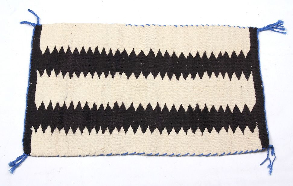 Appraisal: Navajo Native American Small Wool Pattern Rug For your consideration