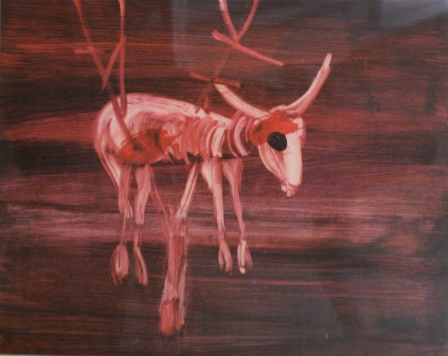 Appraisal: Sidney Nolan - Ram in Thicket screenprint signed 'nolan' lower