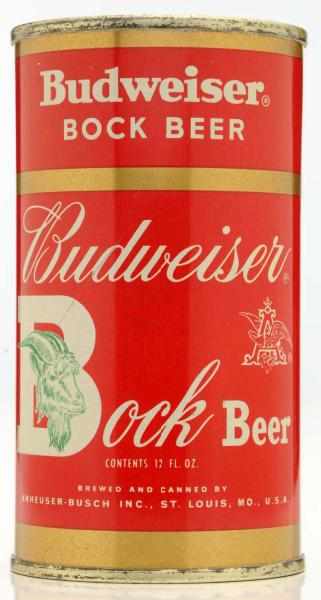 Appraisal: Budweiser Bock Flat Top Beer Can - Near perfect all