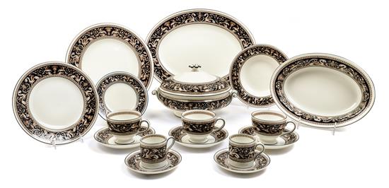 Appraisal: Sale Lot A Wedgwood Porcelain Dinner Service th century in