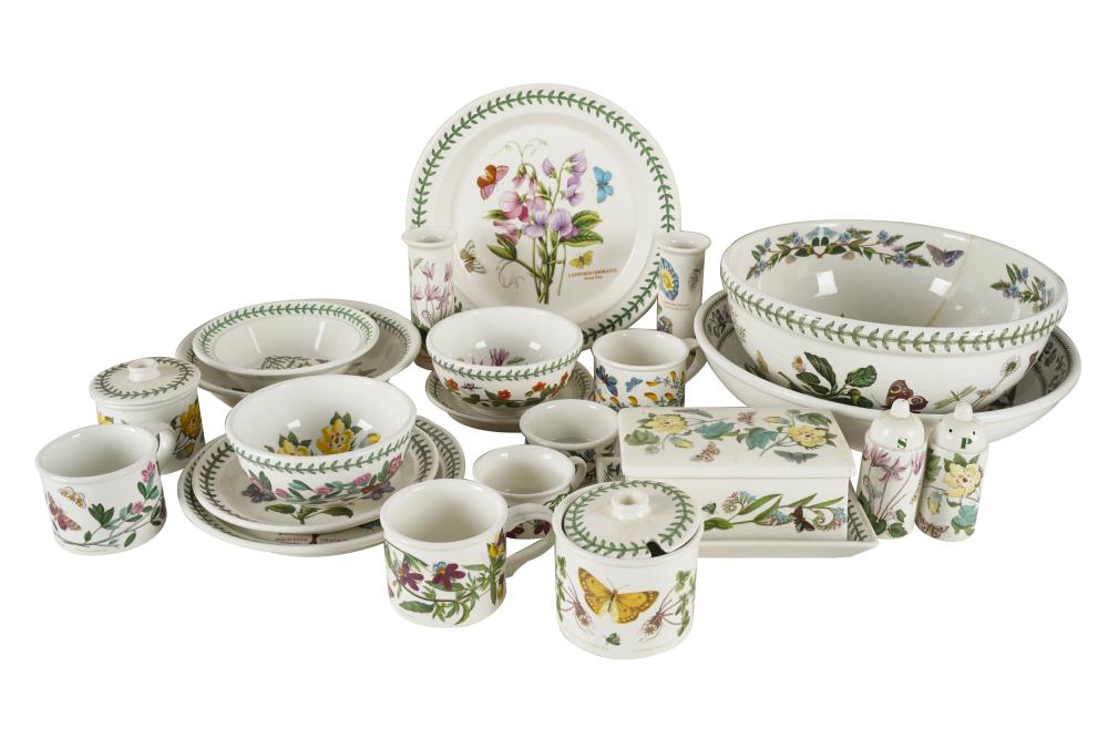 Appraisal: PORTMEIRION 'BOTANIC GARDEN' CHINA SERVICEprinted factory marks comprising dinner plates