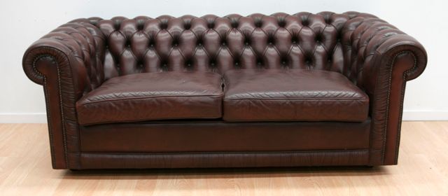 Appraisal: A two seater chesterfield sofa by Moran