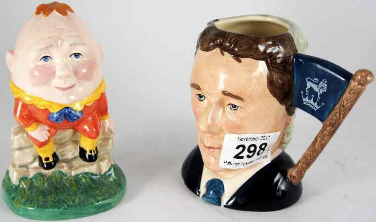 Appraisal: Royal Doulton Figure Humpty Dumpty and Small Size Double Sided