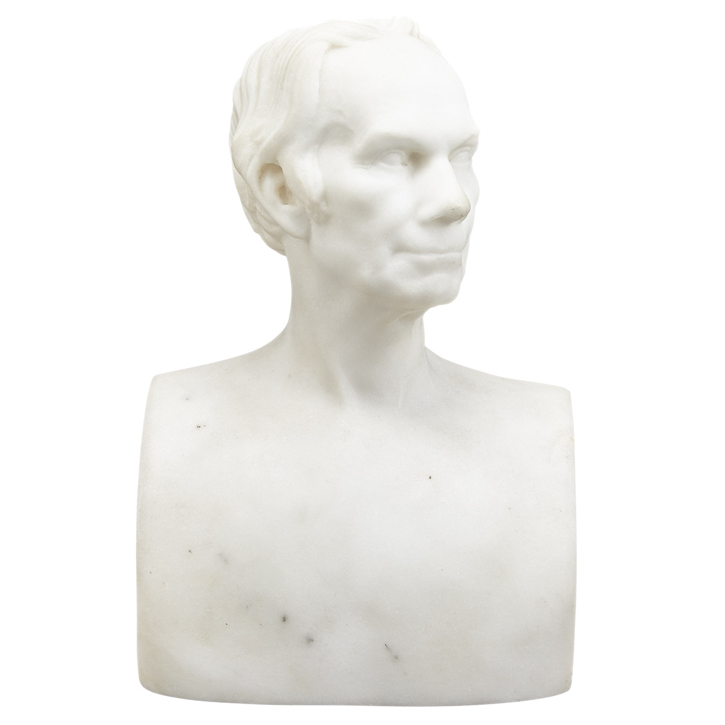 Appraisal: Attributed to Joel Tanner Hart Henry Clay circa Marble inches