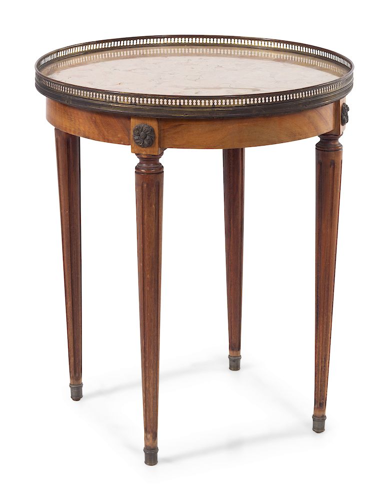 Appraisal: A Louis XVI Style Mahogany Gueridon A Louis XVI Style