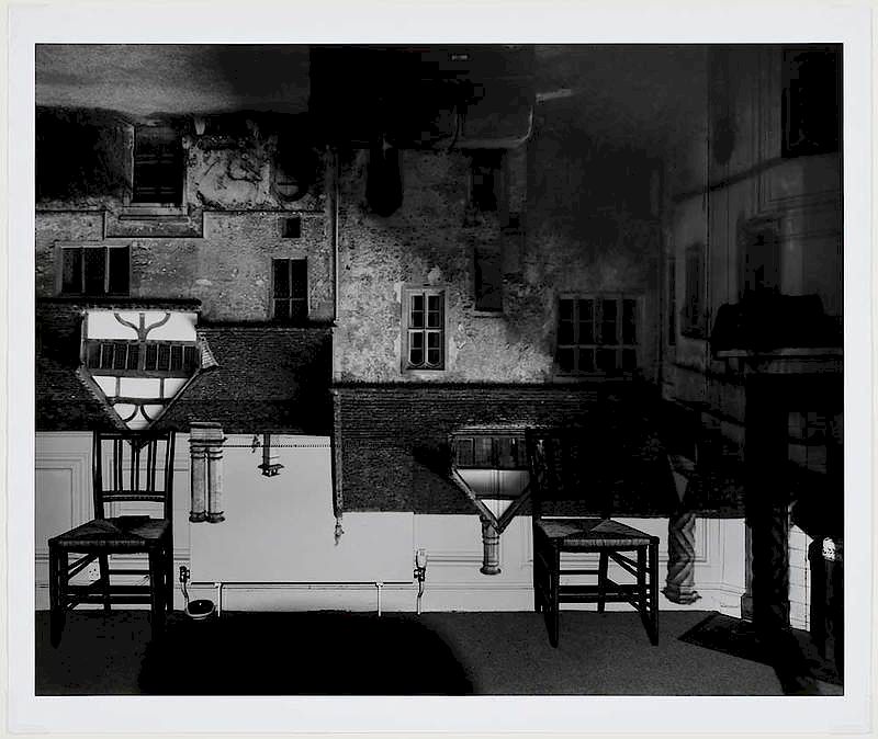 Appraisal: Abelardo Morell Cuban America b Courtyard Building Lacock Abbey England